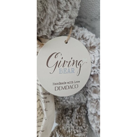 DEMDACO Giving Bear Stuffed Animal 16" Tall Christian Teddy PLUSH TOY NEW w/ Tag - Picture 6 of 7